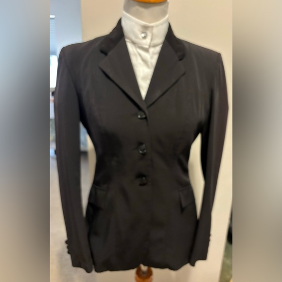 Grand Prix Show Jacket.Washable Show Jacket.Fabric 69. 95% Polyester 5% Spandex. - Picture 2 of 8